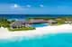 One of the finest resort restaurants in the Maldives, with a poolside and sunset view